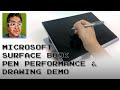 Microsoft Surface Book: Pen Performance & Drawing Demo