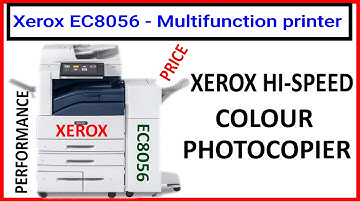 XEROX EC8056 COLOR MULTIFUNCTION PHOTOCOPIER MACHINE
