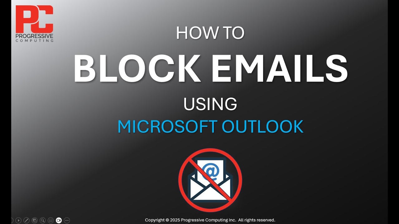 ProSentry v2025a Supplemental How to Block Emails - YouTube