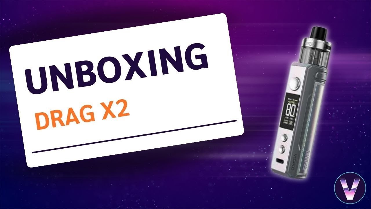 Unboxing Kit Cigarette Électronique Voopoo Drag X2 - Présentations