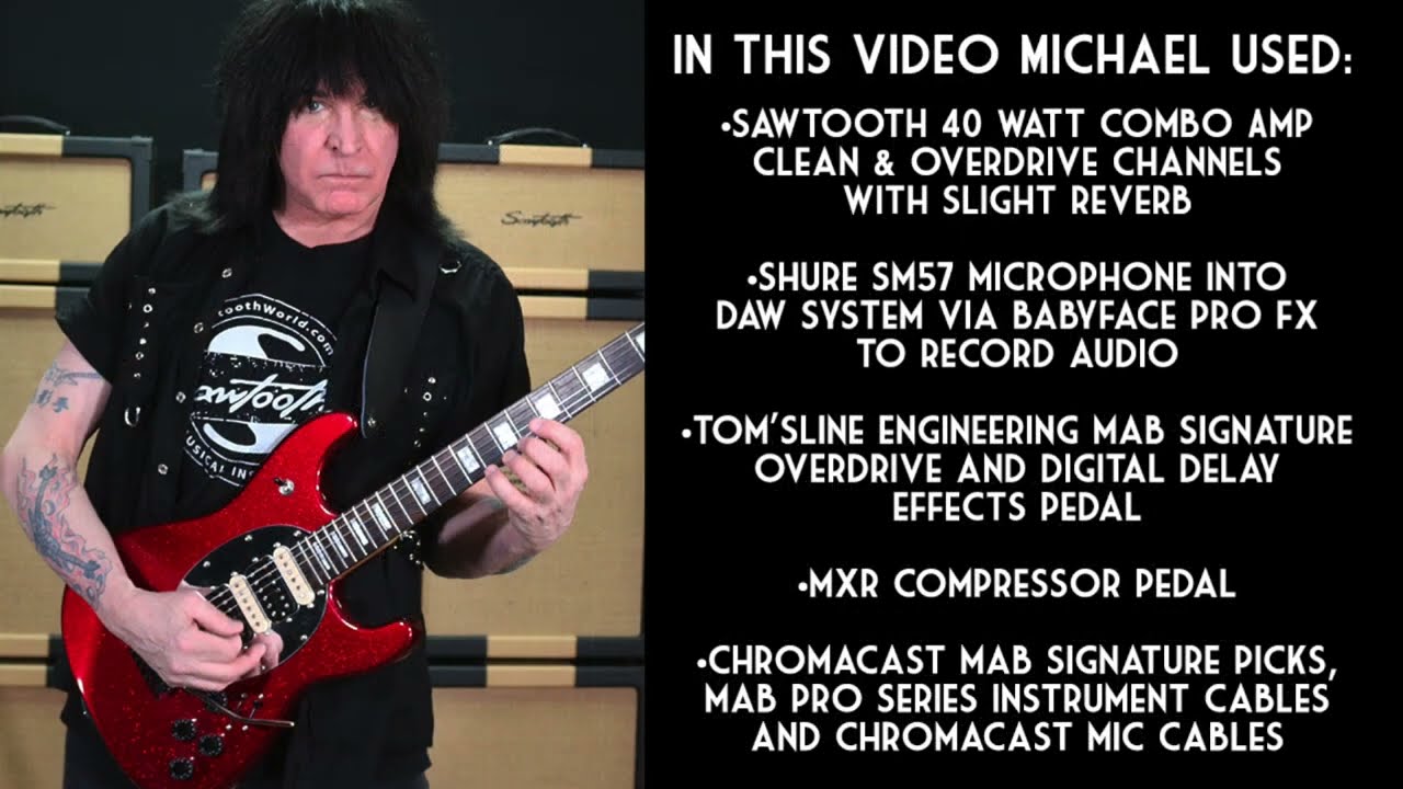 Dean Michael Angelo MAB1 Lazer (ArmorFlame Etched) sample Micheal