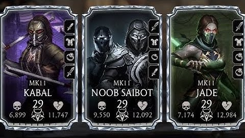 MK Mobile: MK11 Noob Saibot, MK11 Kabal & MK11 Jade