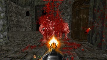 Back to Saturn X E2 - Level 12: Shocker in Gloomtown [Brutal Doom v21]