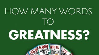 Motivation   How many words to greatness?