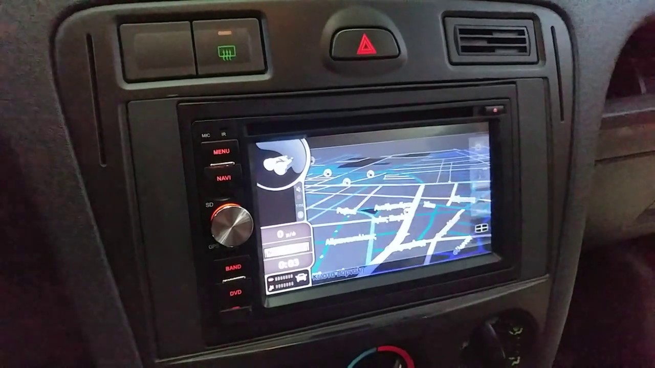 Ford fusion магнитола 2din