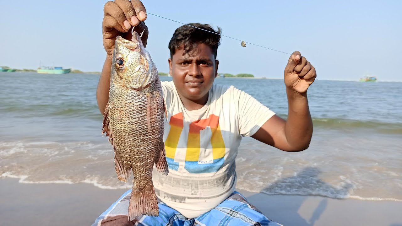 எறி தூண்டில் மீன் வேட்டை|Throwing Fishhook Fish Hunting at Sea|வங்க கடலில் மீன் வேட்டை|SmallBoySuppu