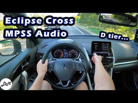 2022 Mitsubishi Eclipse Cross – MPSS 8-speaker Sound System Review | Apple Carplay & Android Auto