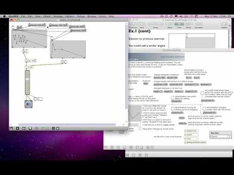 Max MSP Tutorial 05a3 Simple Synthesis—Controlling Oscillators Using Envelopes [2]