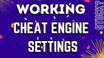 IDEAL Cheat Engine Settings (WORKING 2022)