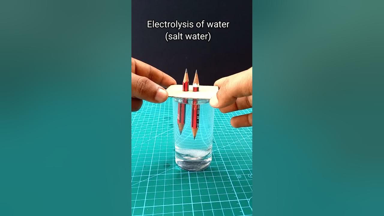 Electrolysis Of Water | How To Produce Hydrogen From Water | Water Electrolysis #shorts