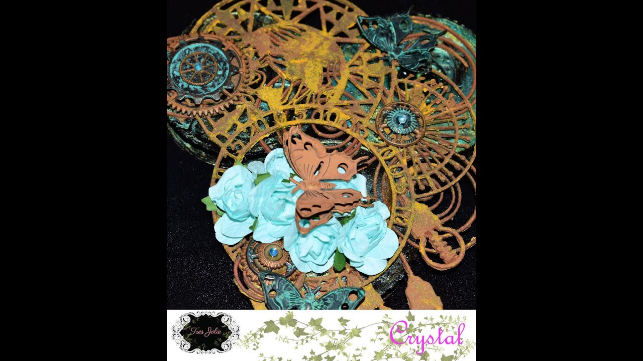 Tres Jolie Kit Club - May 2020 Mixed Media - Butterfly Reels - YouTube