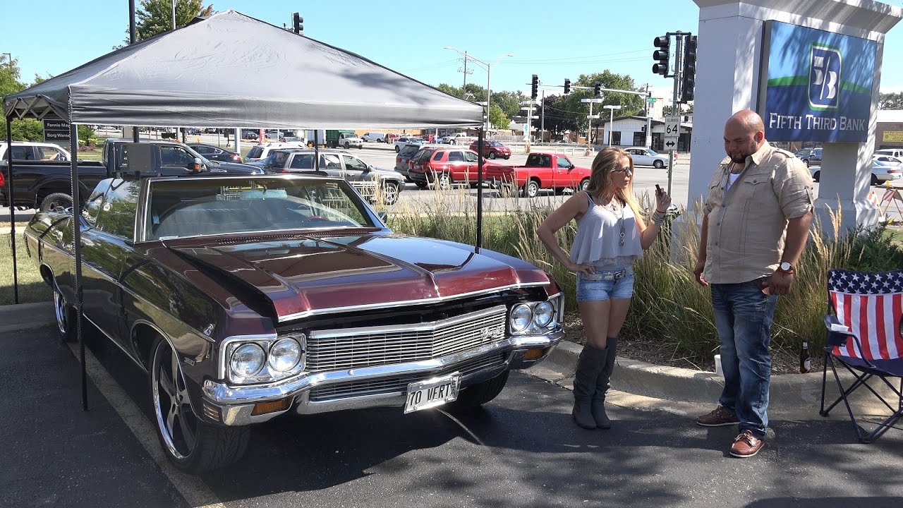 1970 Chevy Impala Convertible Melrose Park Hooters (4K) Hooters