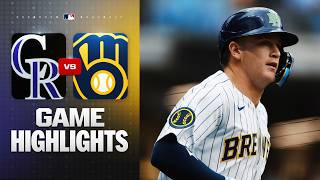 Rockies vs. Brewers Game Highlights (7/25/26) | MLB Highlights