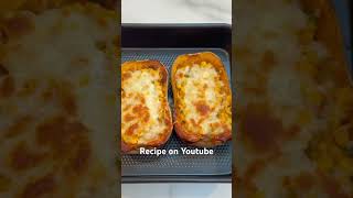 Easy Stuffed Butternut Squash #butternutsquash #stuffed #butternut #stuffedbutternutsquash