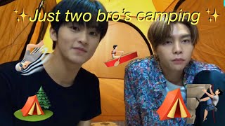 mark and johnnys chaotic camping vlive🏕