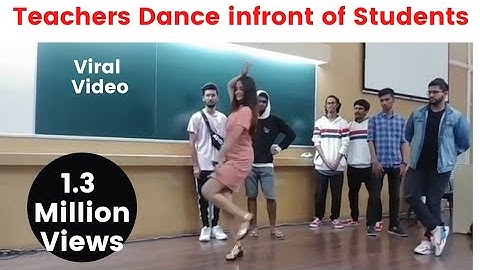 Dance Teacher  😲 at iit Bombay