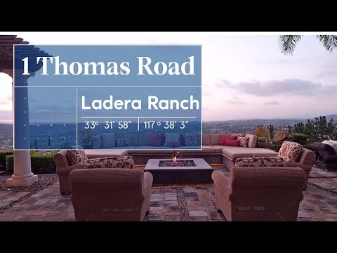 1 Thomas Road, Ladera Ranch, CA home video tour