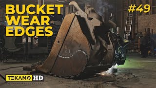 Partial REBUILD on an EXCAVATOR BUCKET START TO FINISH (Cutting, Gouging, Grinding, Welding & More)