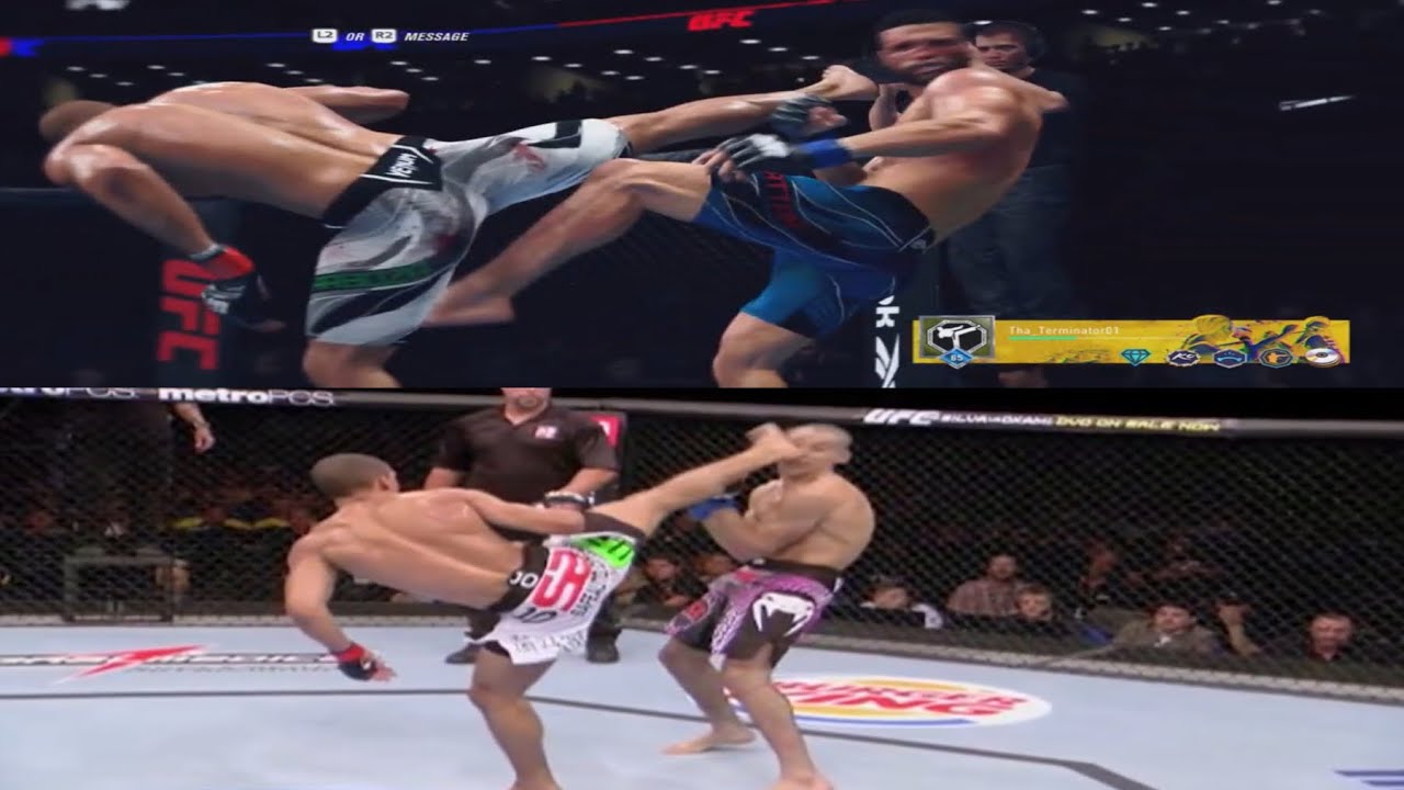 Spinning Heel kick W for the Title EA UFC 4 Online RANKED YouTube