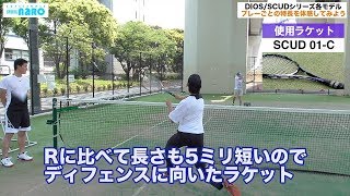 [遂にDIOS/SCUD全モデルが勢揃い！]ミズノ小林幸司さんとプレーごとのラケットタイプによる特徴を検証してみた