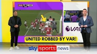 VAR ADMITS SHOCK BLUNDER! UNITED ROBBED AS FOUL ON GOALKEEPER IGNORED IN ARSENAL WIN AT OLD TRAFFORD