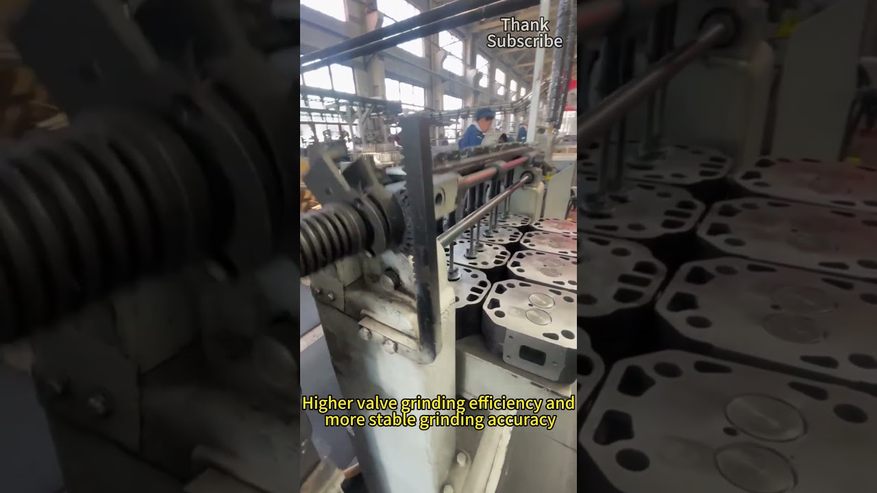 Higher valve grinding efficiency and more stable grinding accuracy