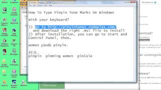 How to type Pinyin Tone Marks directly with keyboard on W... screenshot 4