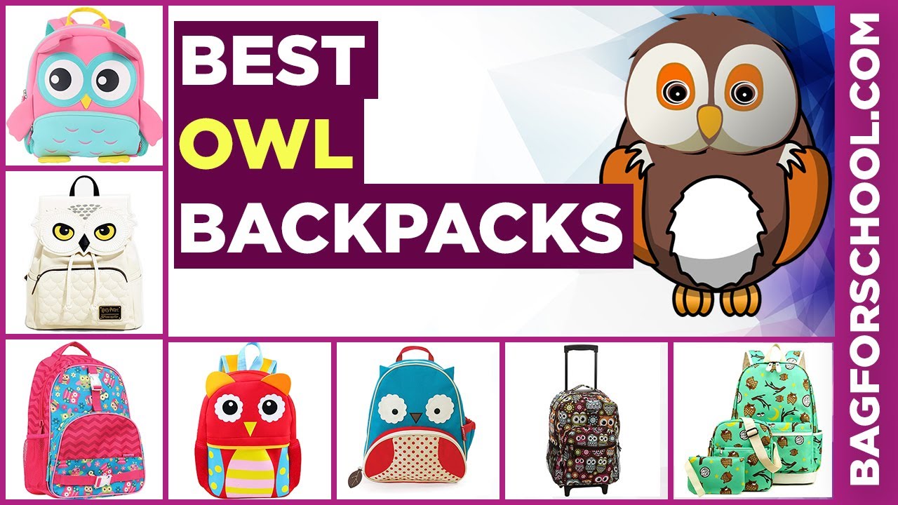 Owl Backpacks 30+ Best Owl Backpack Collection YouTube