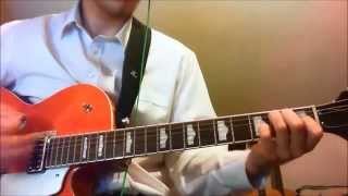 Miniatura del video "The Beatles - Ain't She Sweet Rhythm Guitar Tutorial & Cover with Tabs"