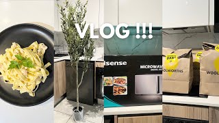 VLOG : HOME UPDATES | FAUX OLIVE TREE FROM THQ | COOK WITH ME | GROCERY HAUL + MORE