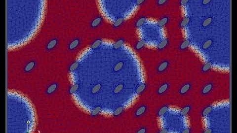 Coarsening in a perforated domain with porosity gradient