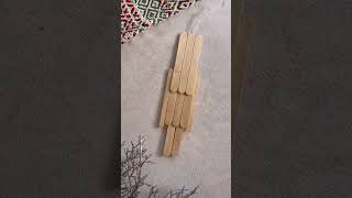 Popstick Nutcracker #asmr #artwork #craft
