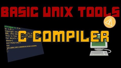 Basic Unix Tools - C compiler