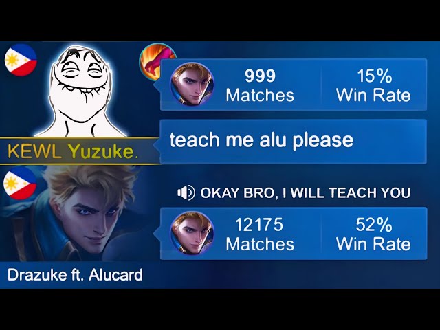 I PRETEND NUB AND MY TEAMMATES TEACH ME PLAY ALUCARD!! (OPEN MIC) - SHOCKING ENDING LAUGHTRIP! 🤣 class=