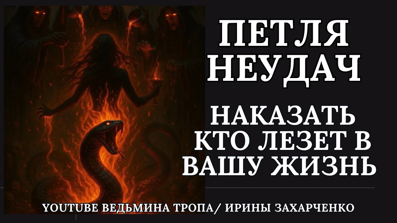 ПЕТЛЯ НЕУДАЧ. Наказать ВРАГА того кто лезет в вашу жизнь 