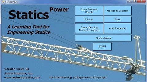 Engineering Statics: Educational Software