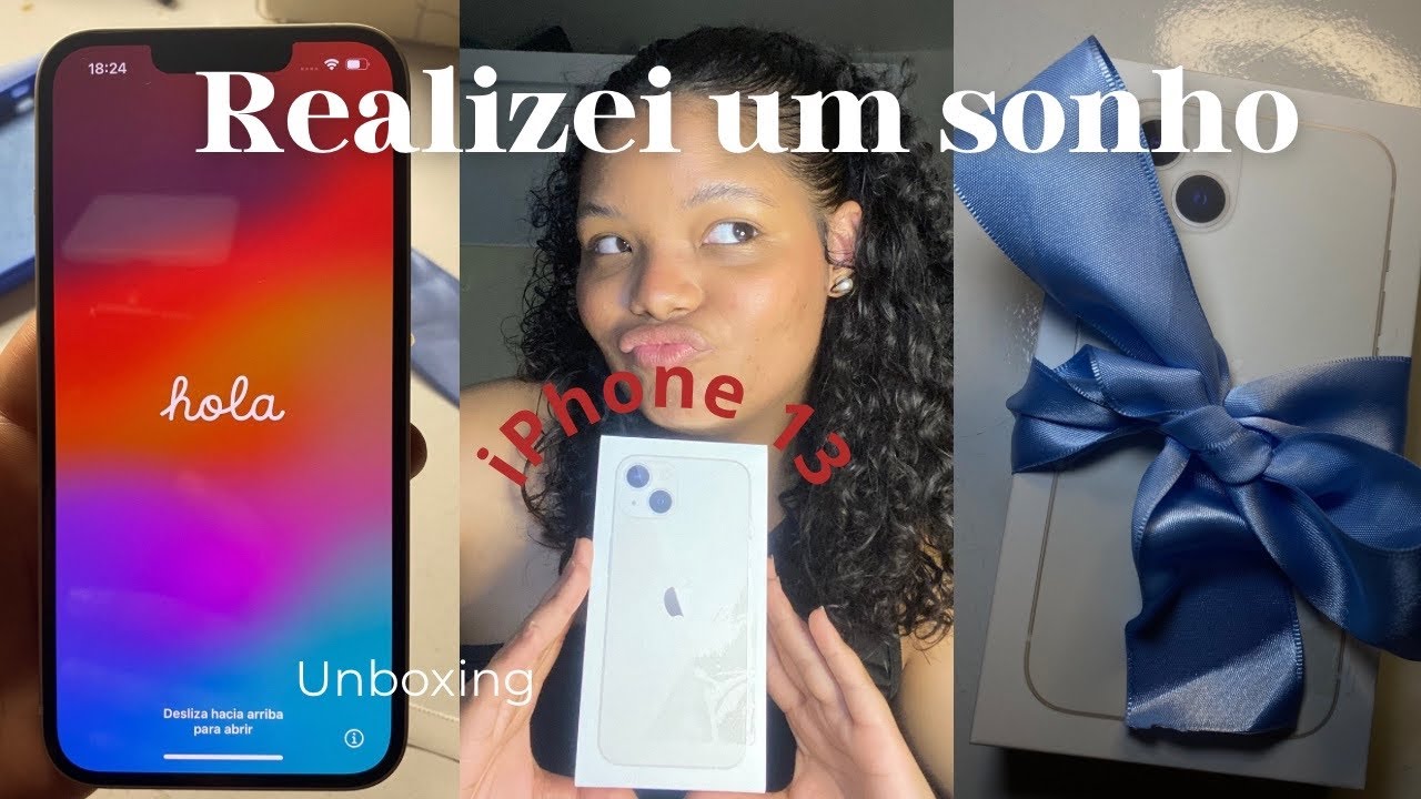 Comprei meu primeiro iPhone 🥹✨unboxing