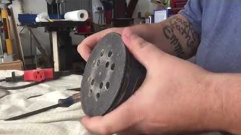 Fixing a random orbital sander