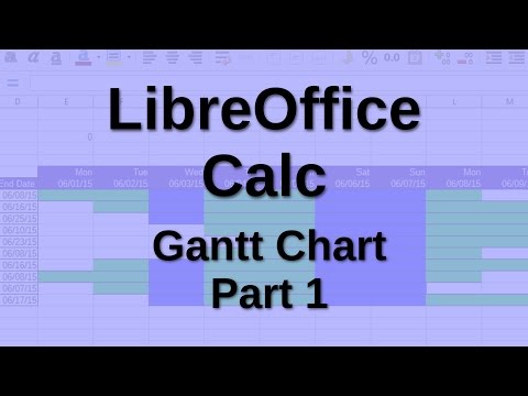 Gantt Chart Template Libreoffice