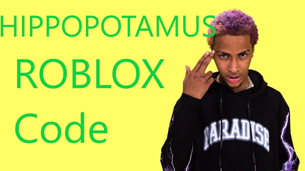 Comethazine HIPPOPOTAMUS (ROBLOX Code) YouTube