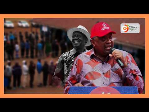 Kenyatta claims Raila won 2022 election