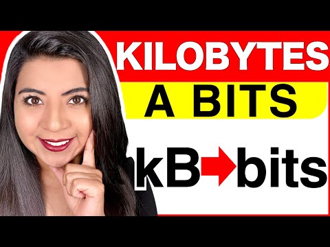 CONVERTIR de KILOBYTES a BITS (EJEMPLOS y EXPLICACIÓN COMPLETA)