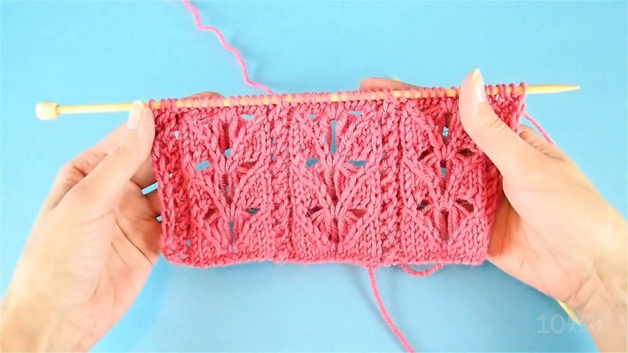 Easy Lace Knitting Stitch Pattern