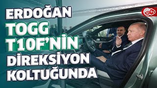 TOGG'un yeni modeli T10F sergilendi! / Cumhurbaşkanı Erdoğan Direksiyon Koltuğuna Oturdu