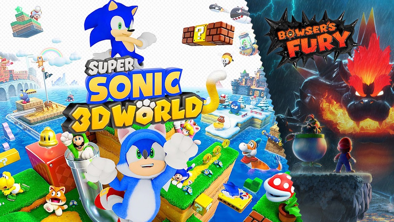 Super Sonic 3D World + Bowser's Fury - Full Game Walkthrough (4K)
