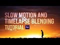 How to combine slow motion and timelapse in after effects