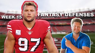 Fantasy Football Defense Rankings (Week 15) - Fantasy Football 2022
