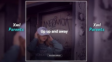 Up up and away present alight motion xml file description xml @auneditzofficail 