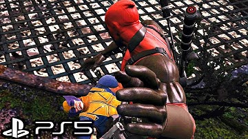 Deadpool Slapping Wolverine Scene 4K ULTRA HD