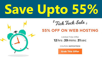 HostGator - Tick Tock Sale | Save Upto 55% On Hosting Plans‎